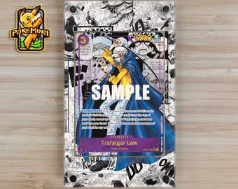 Présentoir une pièce personnalisé Manga de Trafalgar Law