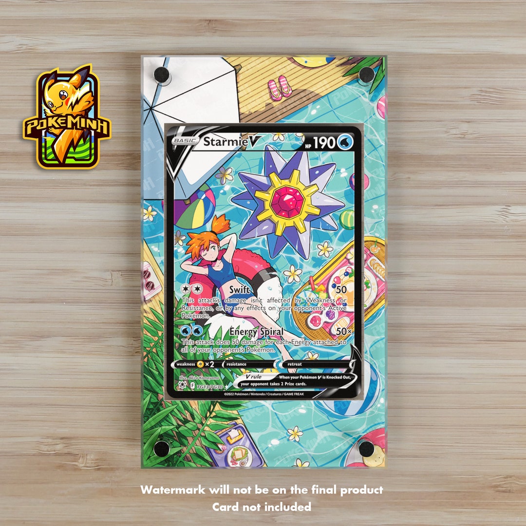 Starmie V Alternate Art Custom Pokemon Display Case - Etsy