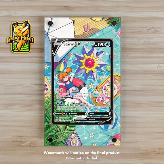 starmie v pokemon card  When your Pokmon V is Knocked Out Starmie V Alternate Art Custom
