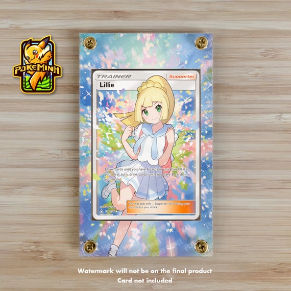 Lillie (リーリエ) Full Art Trainer Custom Pokemon Display Case