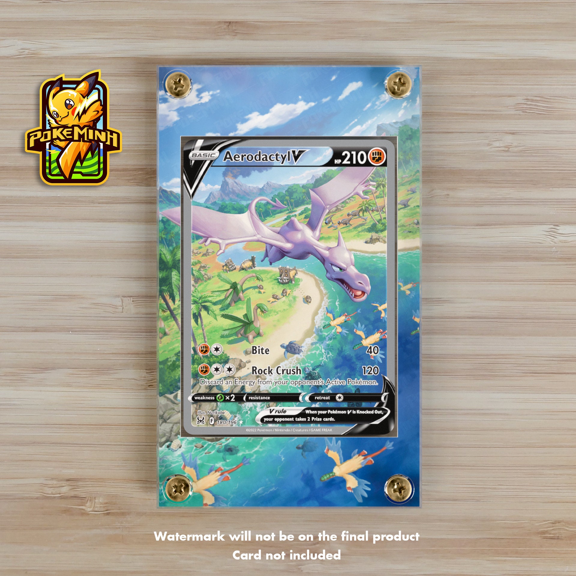 Aerodactyl V Alternate Art Custom Pokemon Display Case - Etsy Canada