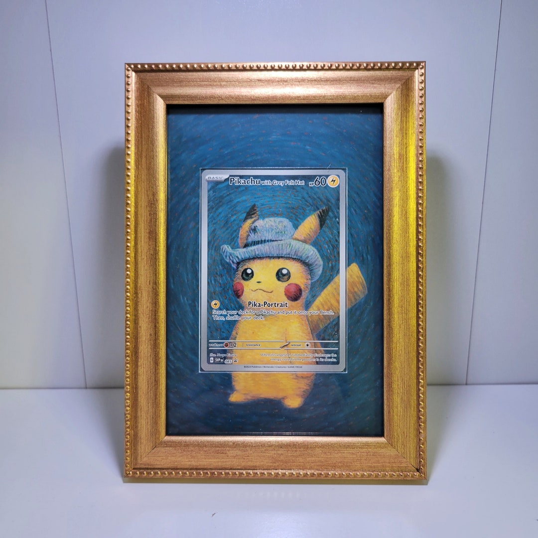 Pikachu Van Gogh Promo Custom Pokemon Card Frame - Etsy