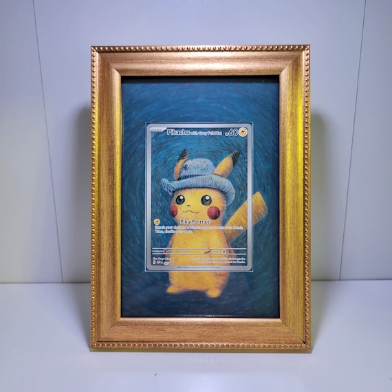 Pikachu Van Gogh Promo Custom Pokemon Card Frame - Etsy