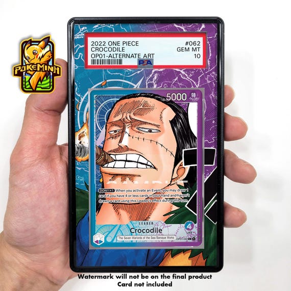 Crocodile OP01-062 Leader Alternate Art Custom One Piece Graded