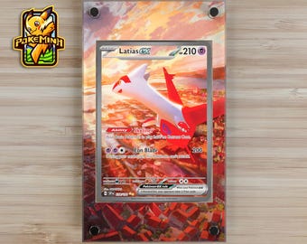 Latias EX SAR Custom Pokemon Display Case