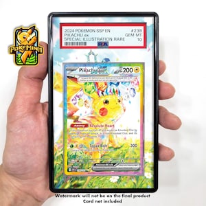 Vitrine graduée Pokémon personnalisée Pikachu Tera EX SAR SIR