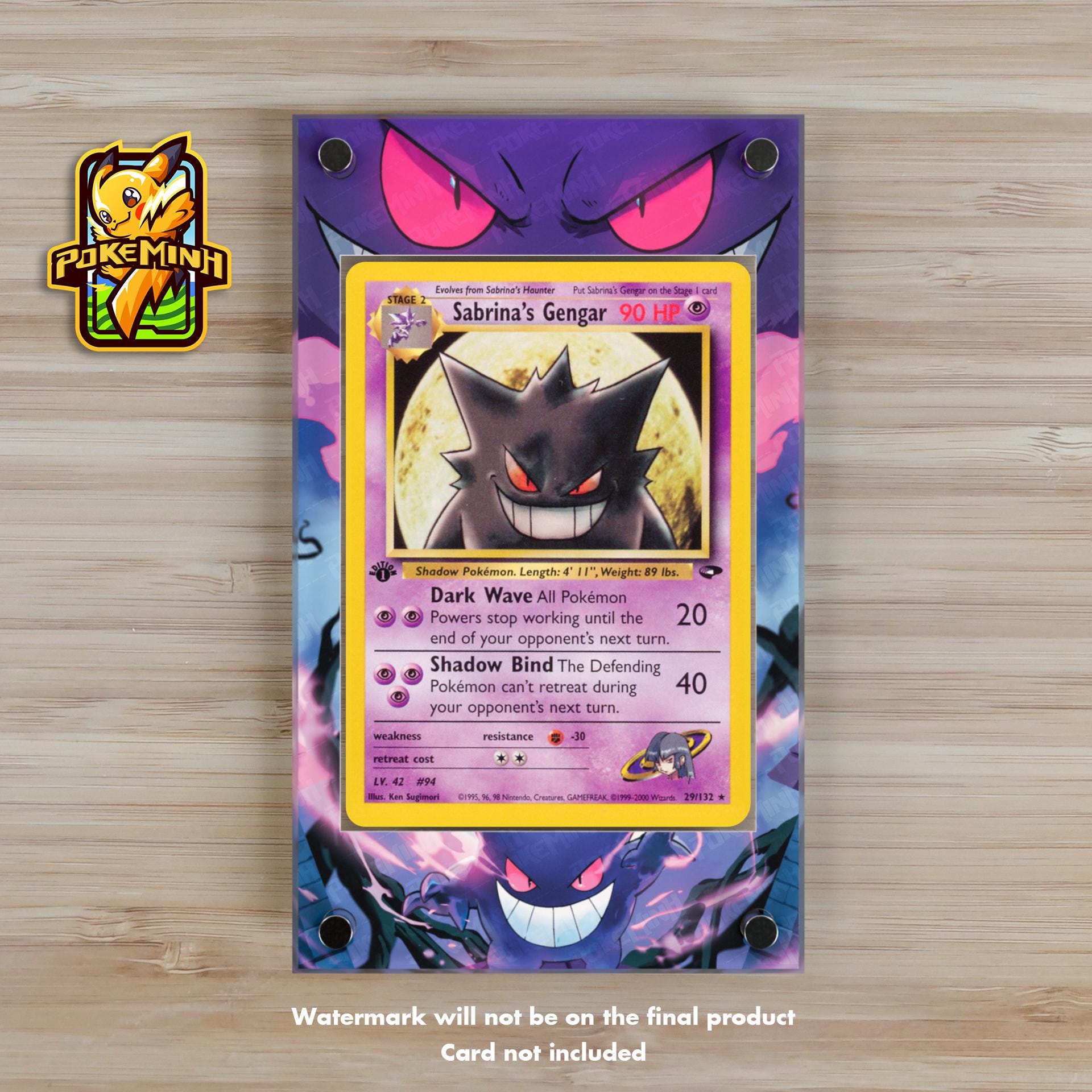 Gengar Vision Custom Pokemon Display Case - Etsy Canada Gengar Vision Custom Pokemon Display Case - Etsy Canada