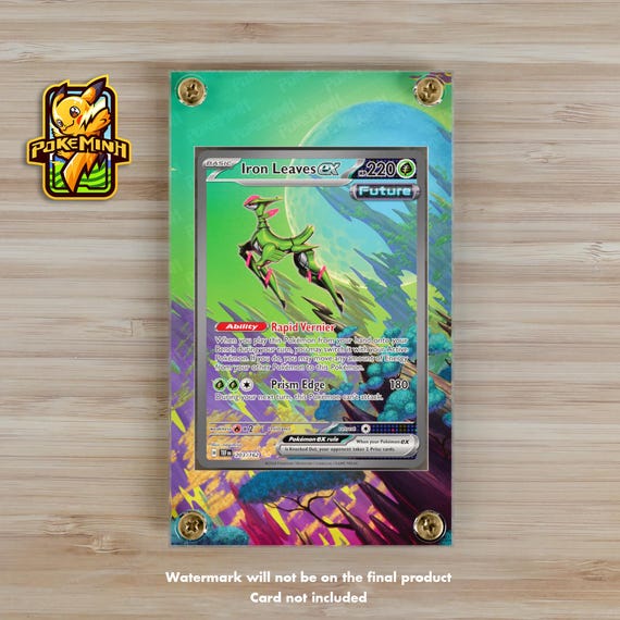 iron leaves future pokemon card Amazon.com: Iron Leaves – Iron Crown – Iron Boulder – Legendary Future  Pokemon Card Lot – 019/167 Surging Spark Twilight Masquerade : Toys & Games main image 0