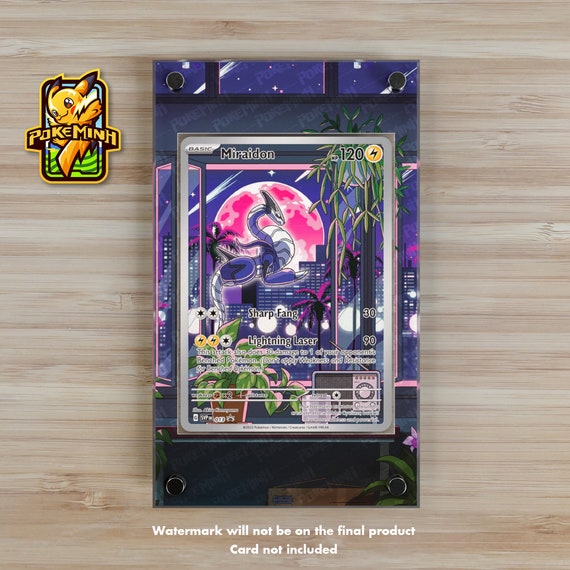 Buy Miraidon EX SAR Custom Pokemon Graded Card Display Case Online