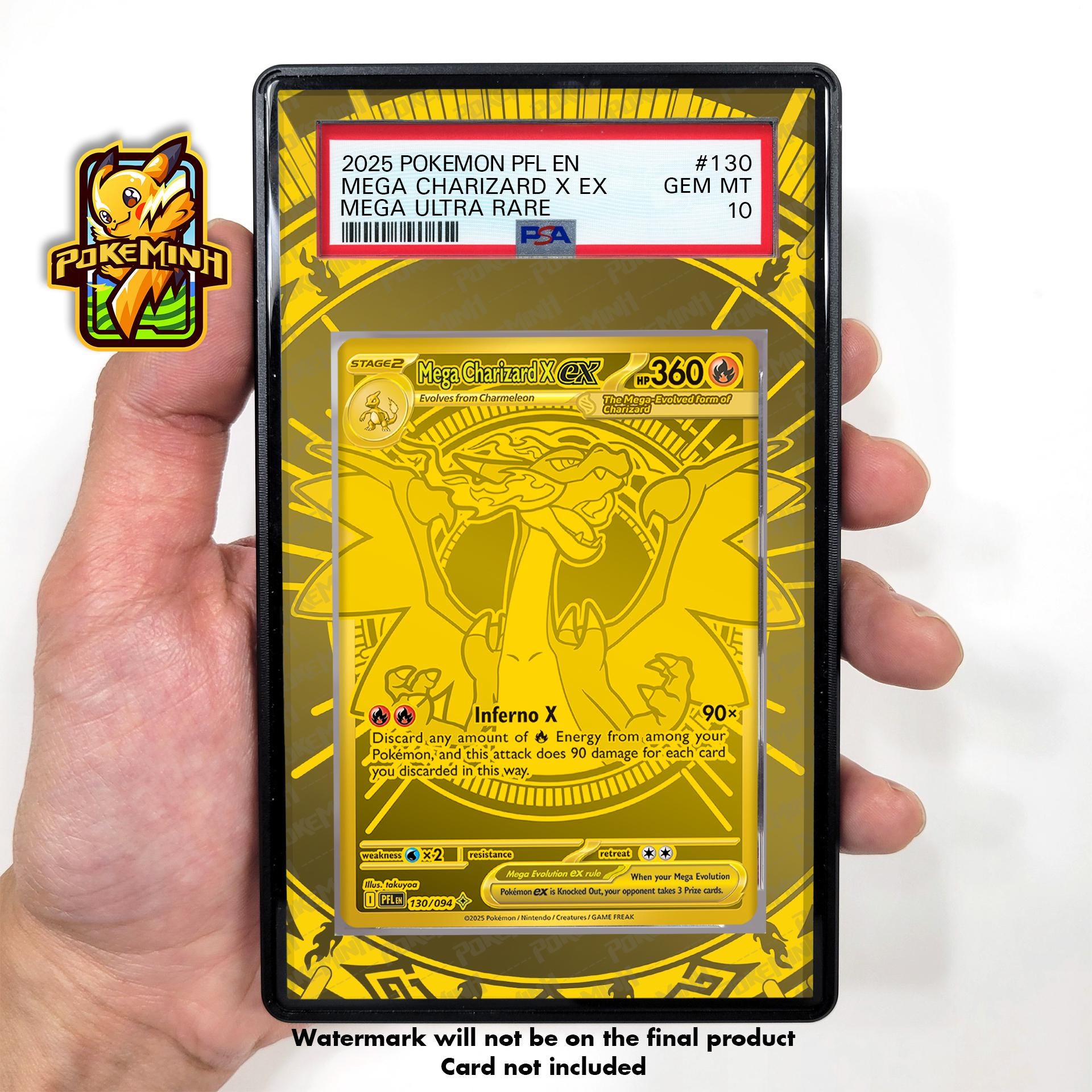 【状態綺麗】リザードン　Charizard ゴールドカード　ポケモンカード Gold mega charizard - Etsy 日本