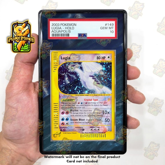 Lugia Crystal Custom Pokemon Graded Display Case - Etsy