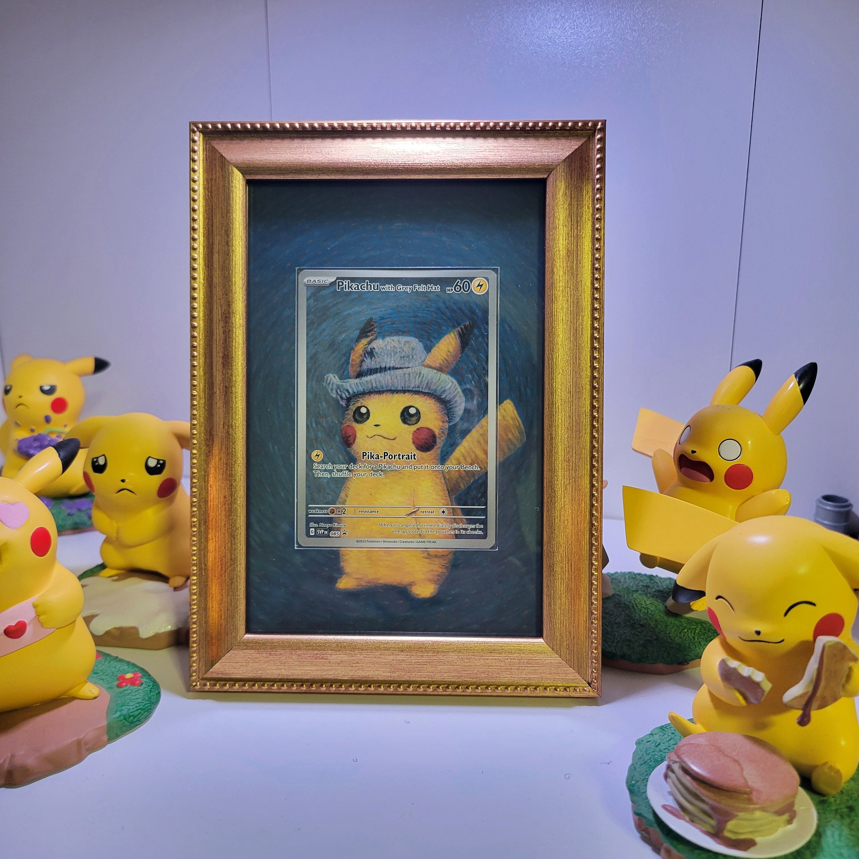 Pikachu Van Gogh Promo Custom Pokemon Card Frame - Etsy
