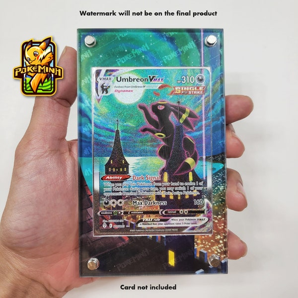 Umbreon VMAX Alternative Art Custom Pokemon Vitrine