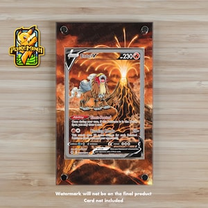 Vitrine personnalisée Entei V Alternate Art pour cartes Pokémon