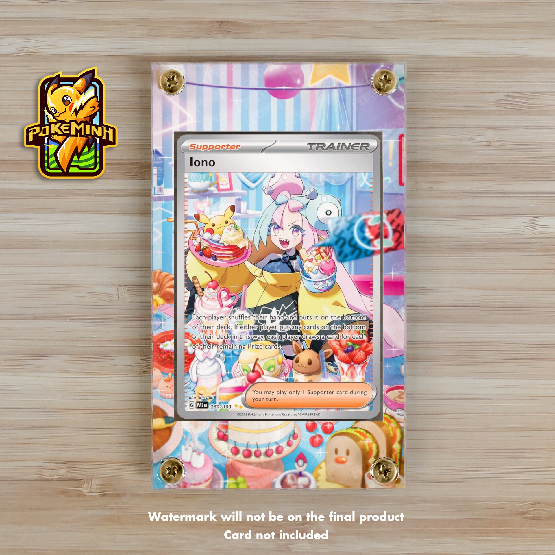 Iono (ナンジャモ) Special Art Rare (SAR) Custom Pokemon