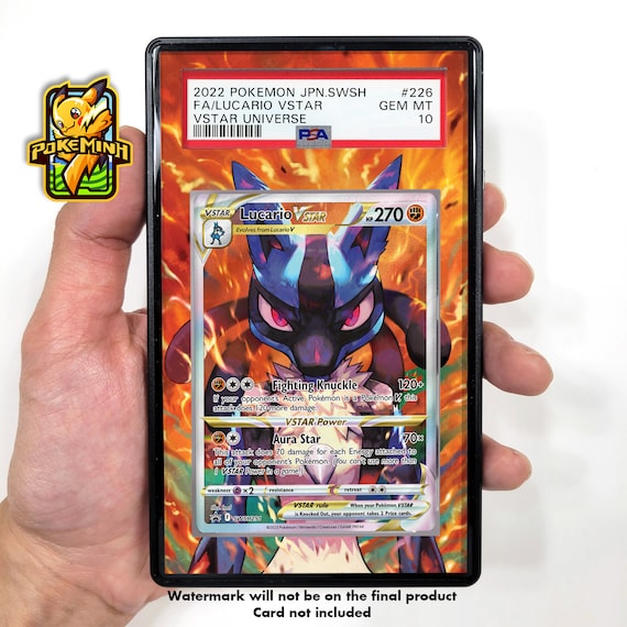 ルカリオVSTAR別イラスト版カスタムポケモン鑑定済みディスプレイ