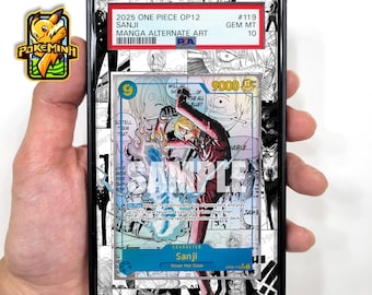 Vitrina personalizada de One Piece con diseño graduado de Sanji OP06-119 Manga
