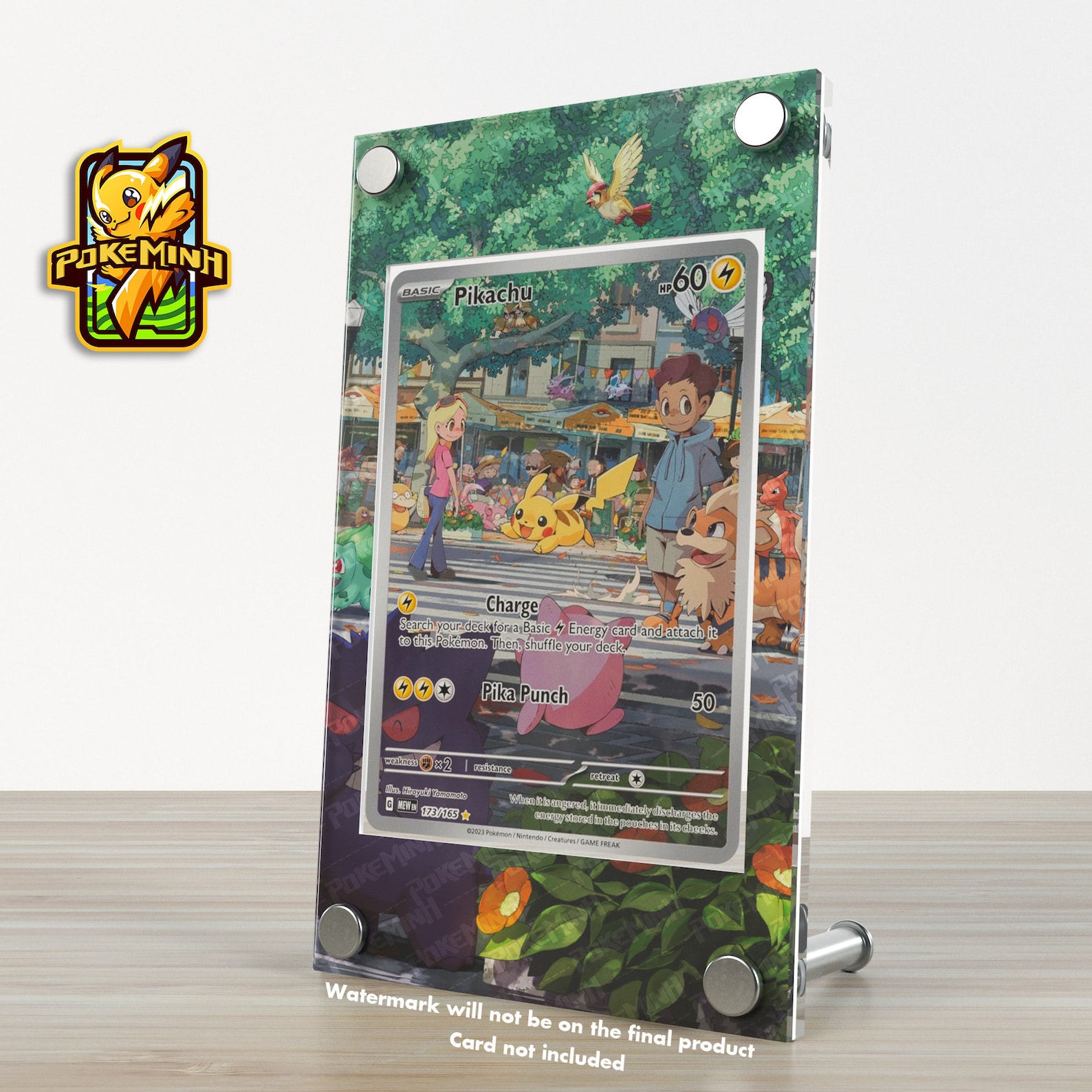 Pikachu AR 151 Custom Pokemon Display Case - Etsy
