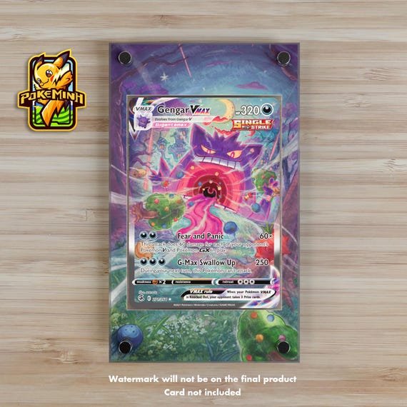 Gengar VMAX Alternate Art Custom Pokemon Display Case - Etsy