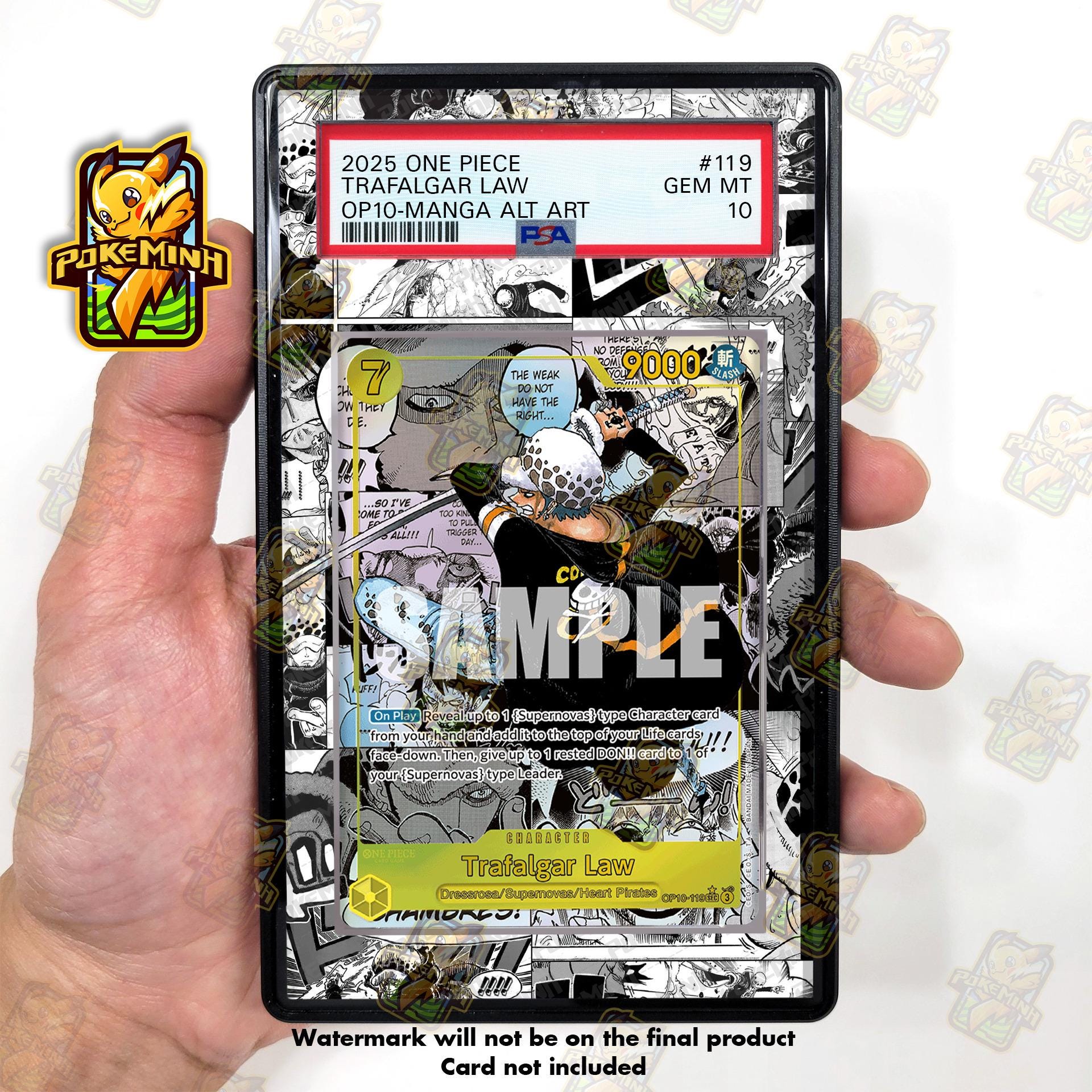 One Piece Psa 10 Card - Etsy