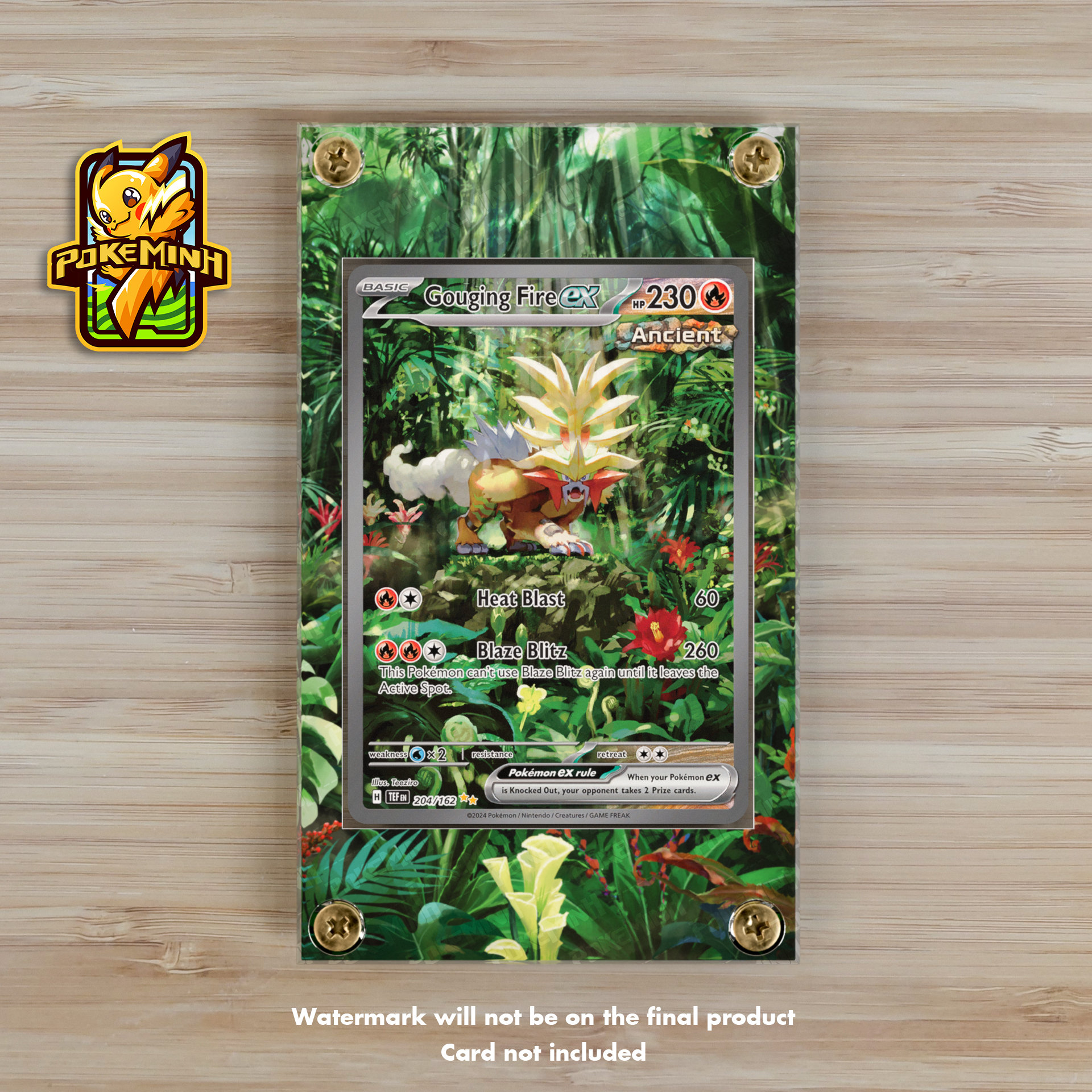 gouging fire pokemon card Amazon.com: Pokemon TCG: Paradox Destinies Tin