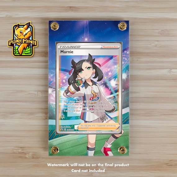Marnie (マリィ) Promo Full Art Trainer Custom Pokemon Display Case
