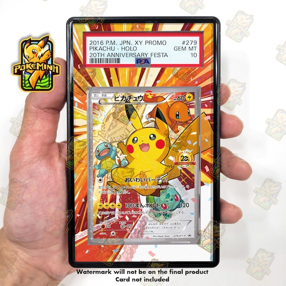 Pikachu 279 XY-P Custom Pokemon Graded Display Case - Etsy