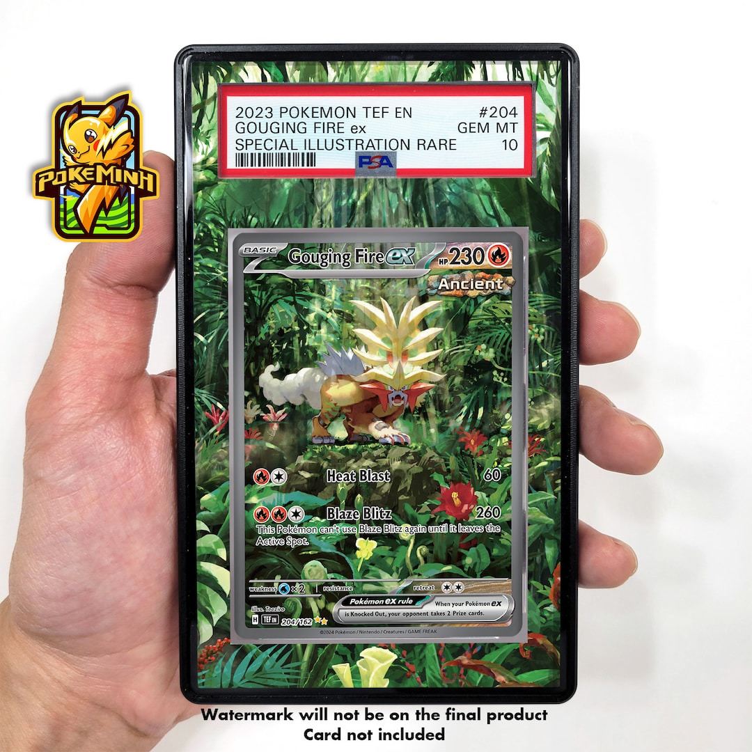 gouging fire ancient pokemon card  Walking Wake  Raging Bolt ex 3 Lot Temporal Forces Singles Gouging Fire EX HP230 2024