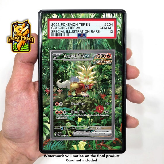 Gouging Fire EX SAR Shiny Custom Pokemon Graded Display Case - Etsy Gouging Fire EX SAR Shiny Custom Pokemon Graded Display Case - Etsy