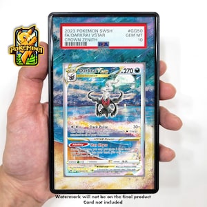 Darkrai VSTAR, art alternatif personnalisé, vitrine graduée Pokemon