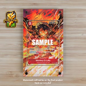 Monkey D. Ruffy OP01-024 Alternate Art Custom Einteiler Vitrine