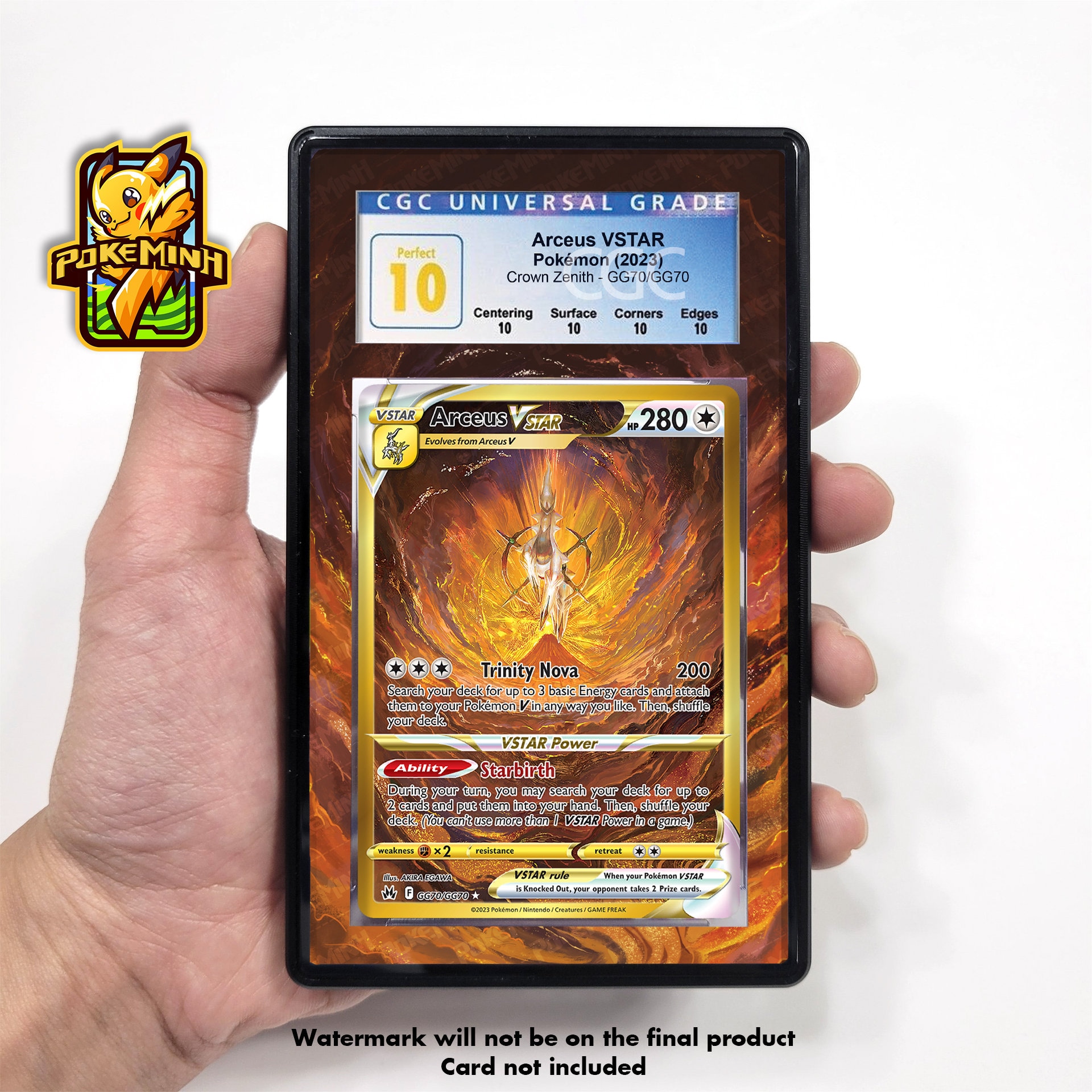 arceus pokemon card v star Amazon.com: Pokemon – Arceus Vstar 184/172 – Brilliant Stars – Secret Rare  – Gold Holo
