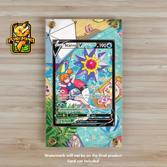 starmie v pokemon card - 166/189 Full Art Ultra Rare variation to centering Pulled this beauty today -