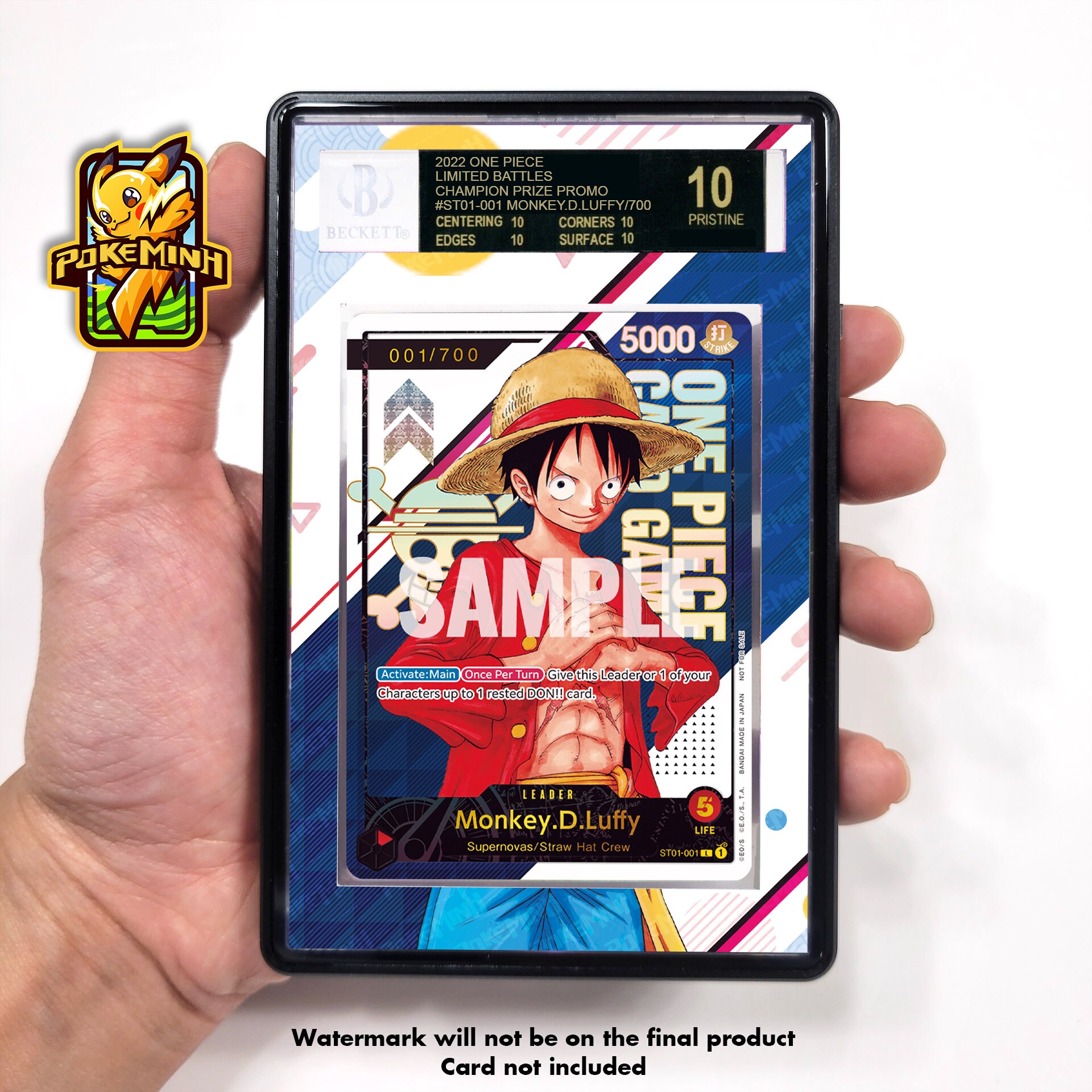 Monkey D. Luffy Serial Custom One Piece Graded Display Case - Etsy