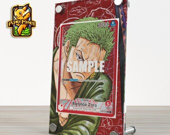 Zoro OP01-001 Leader Alternate Art Custom One Piece Display Case