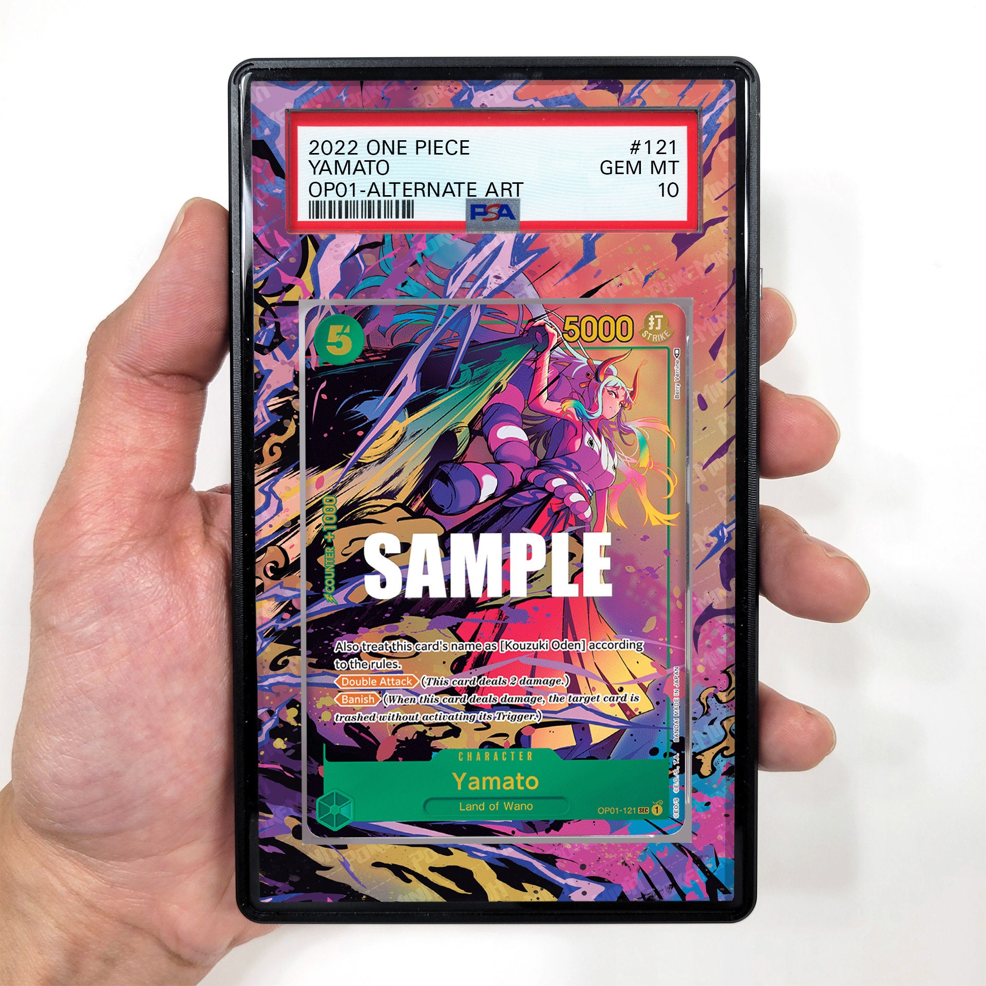 iPad - yamato  Yamato Alternate Art Custom One Piece Graded Display Case - Etsy