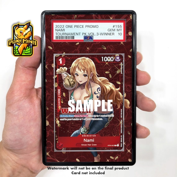 Nami Winner Promo Custom One Piece Graded Display Case - Etsy