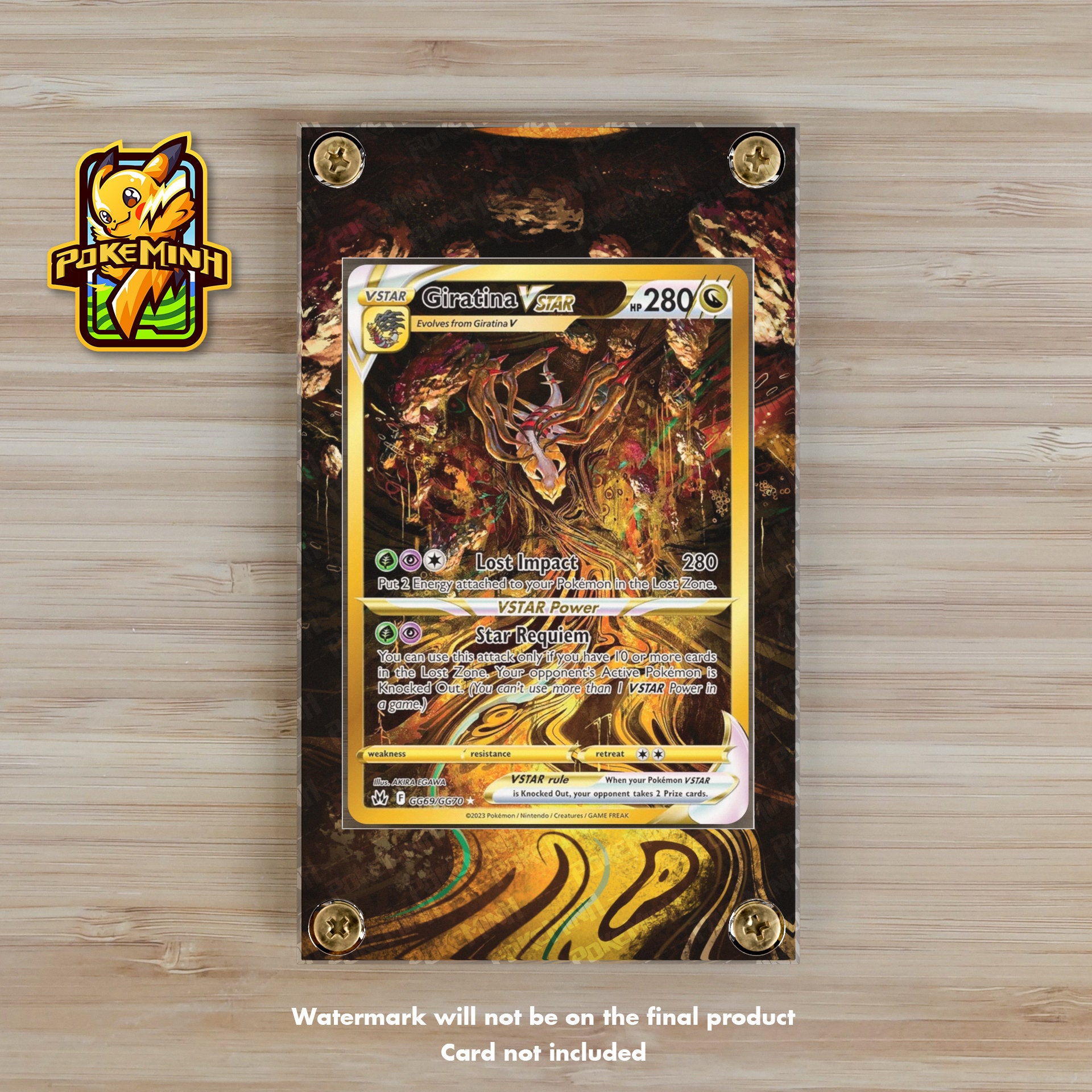 golden giratina pokemon card Pokemon Single Cards - Giratina VSTAR (Gold) 261/172 Pokemon