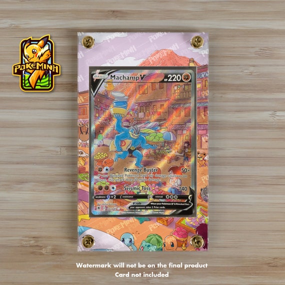 Galarian Moltres V Alternate Art Custom Pokemon Card Display 