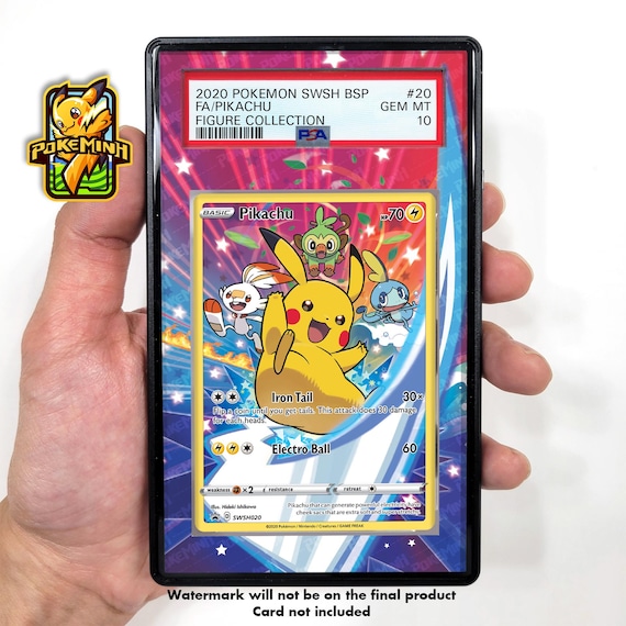 pikachu 2020 pokemon card 2020 Pokemon Sword & Shield Vivid Voltage 043 Pikachu V PSA 8