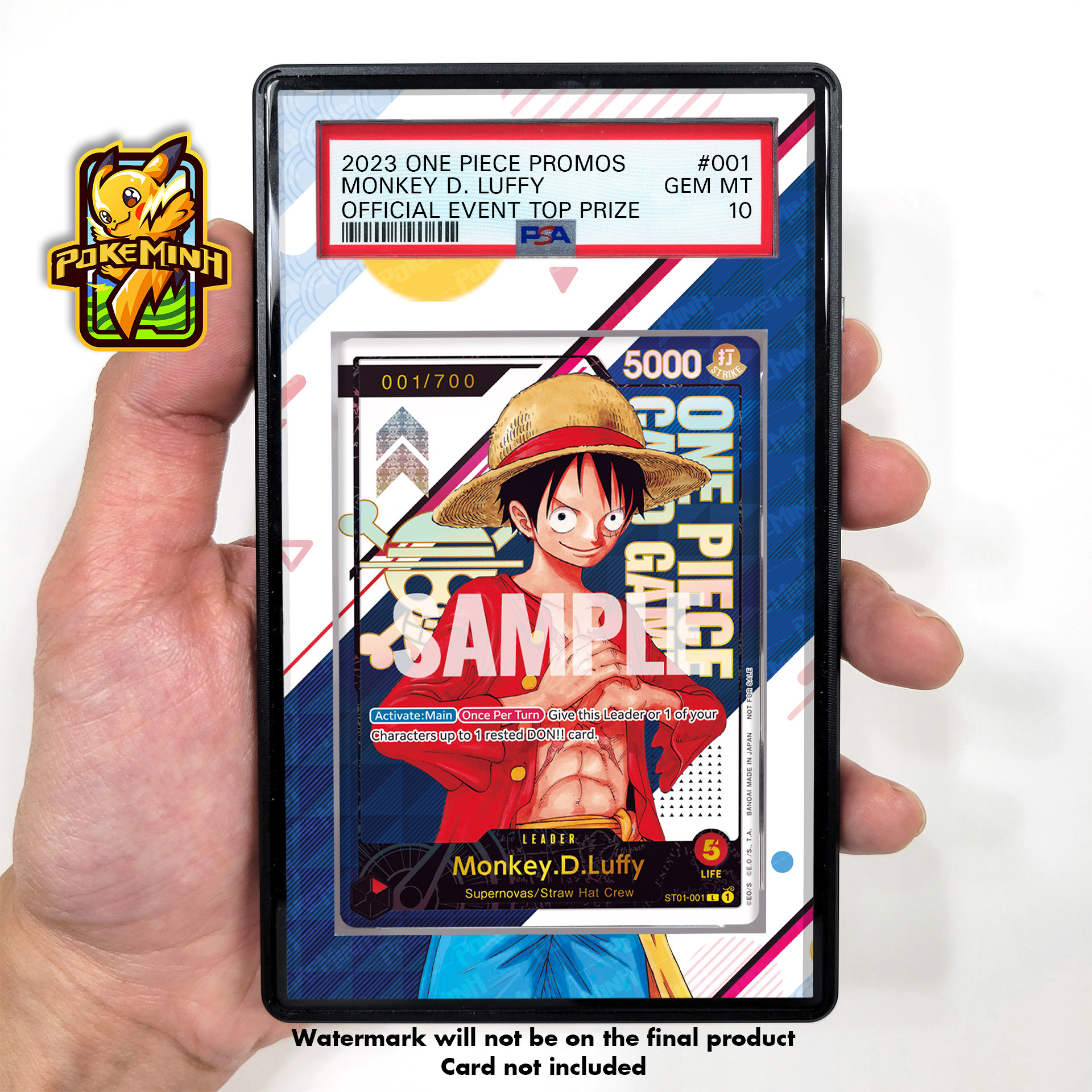 Monkey D. Luffy Serial Custom One Piece Graded Display Case - Etsy