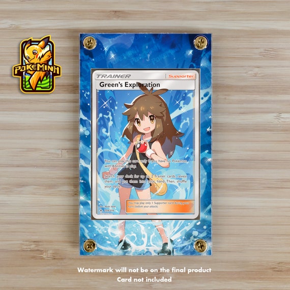 Green's Exploration (ブルーの探索) Full Art Trainer Custom Pokemon