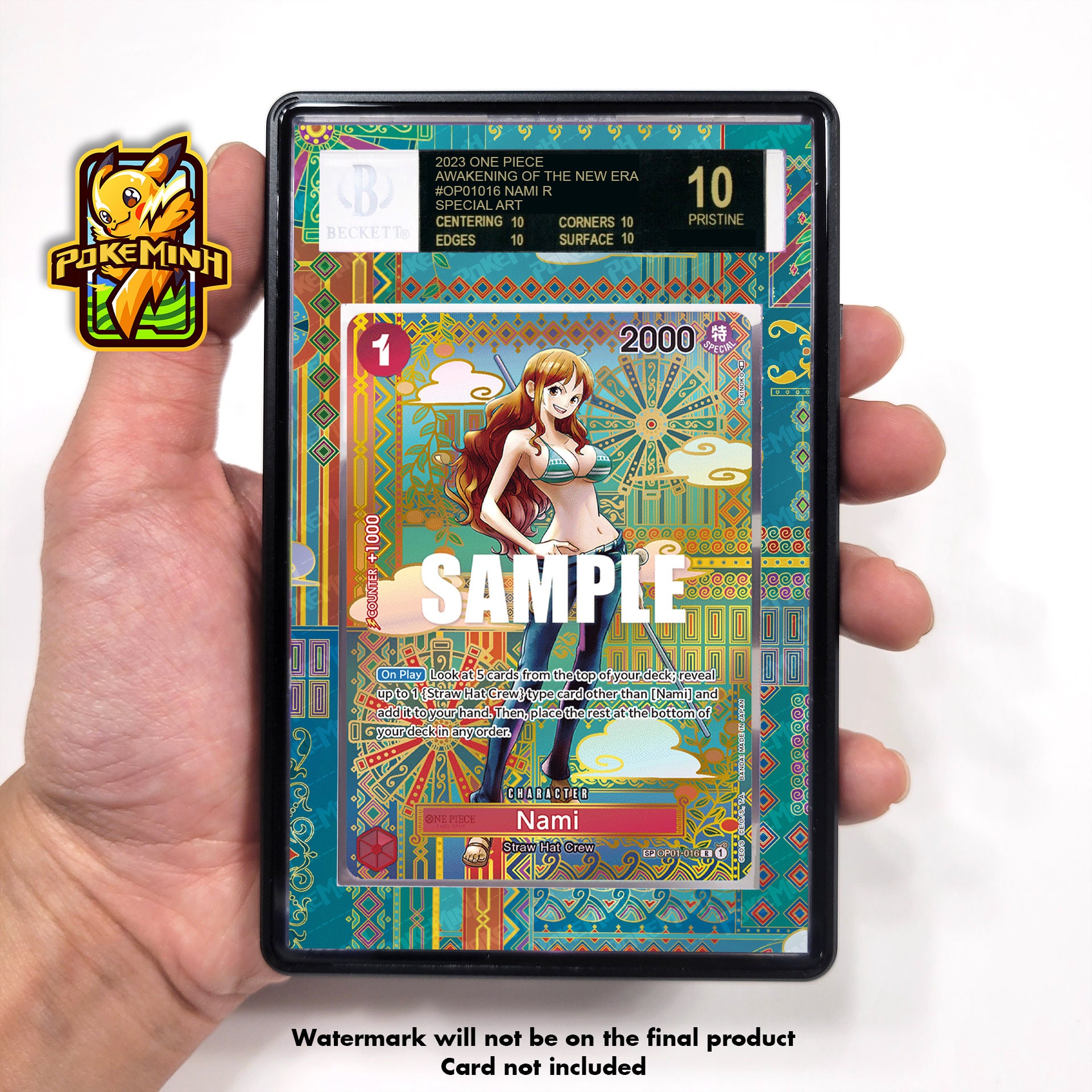 Nami OP05 Special Custom One Piece Graded Display Case - Etsy