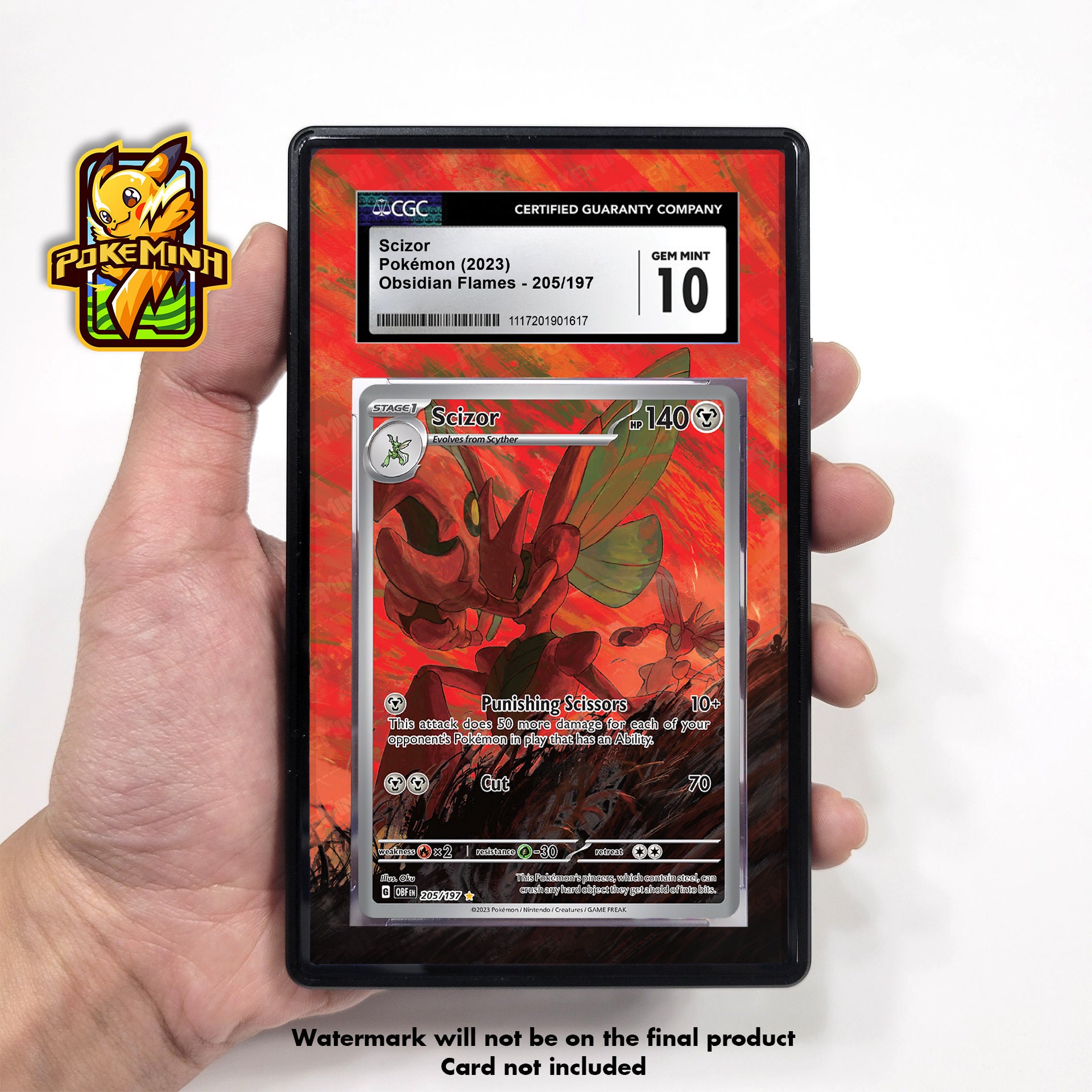 Scizor AR Custom Pokemon Graded Display Case - Etsy