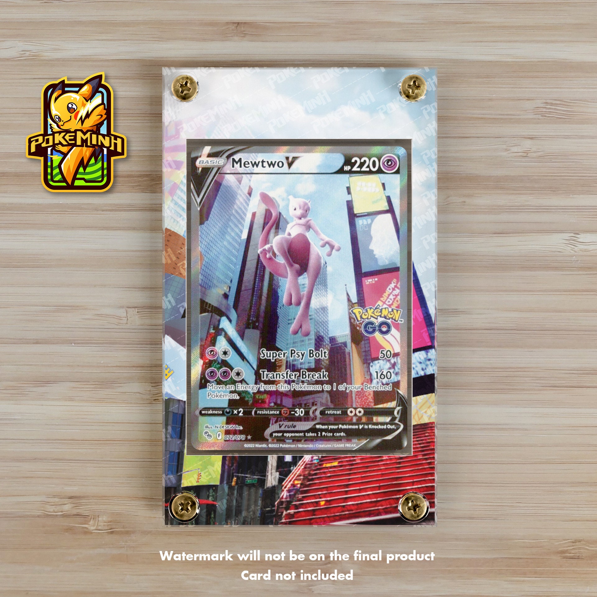 What the alt art Mewtwo V in the Pokemon GO set could have looked like :  r/PokemonTCG