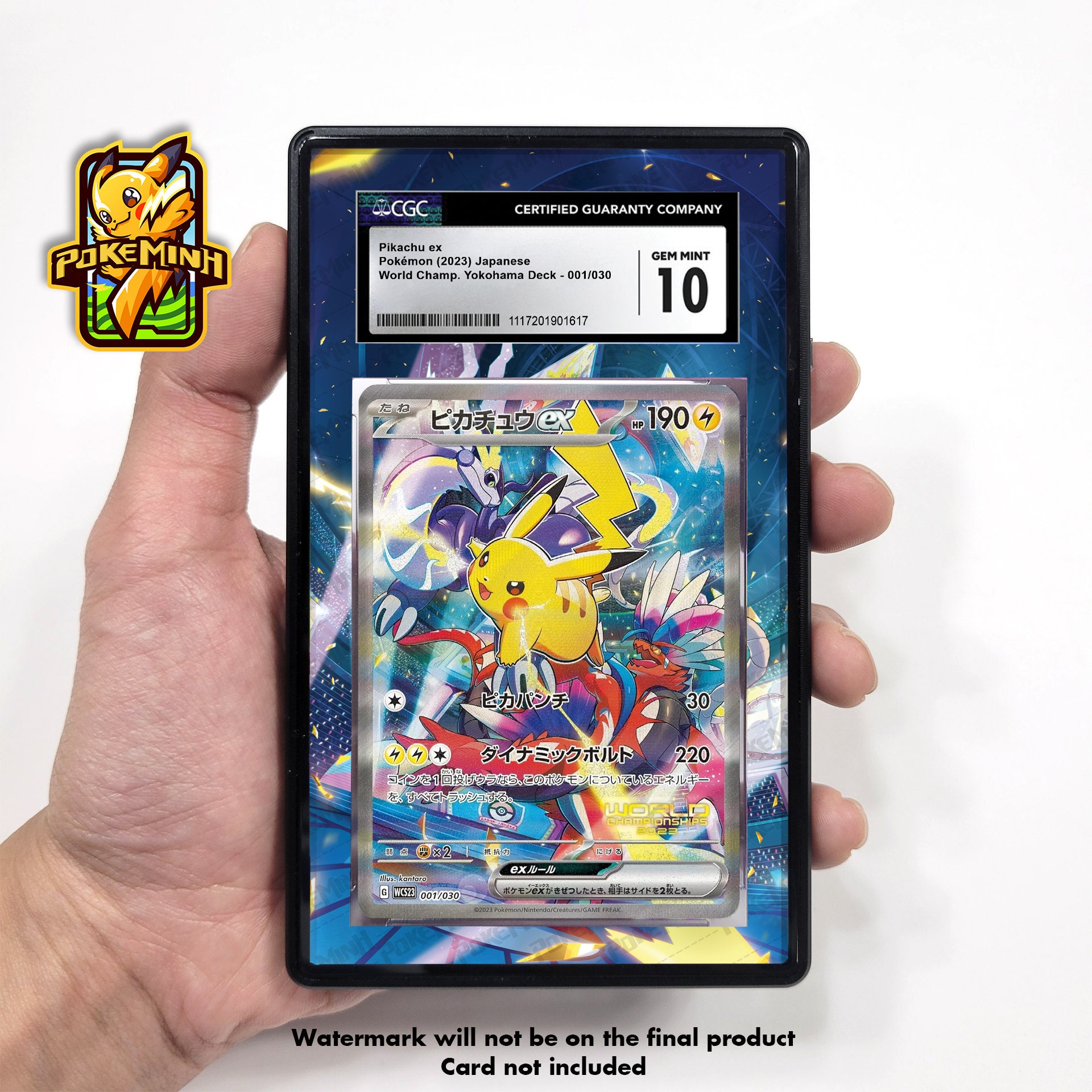 Pikachu Championship 2023 Yokohama Deck Promo Custom Pokemon Pikachu Championship 2023 Yokohama Deck Promo Custom Pokemon
