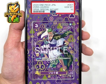 Zoro-Juurou OP05-067 SP Custom One Piece Graded Display Case
