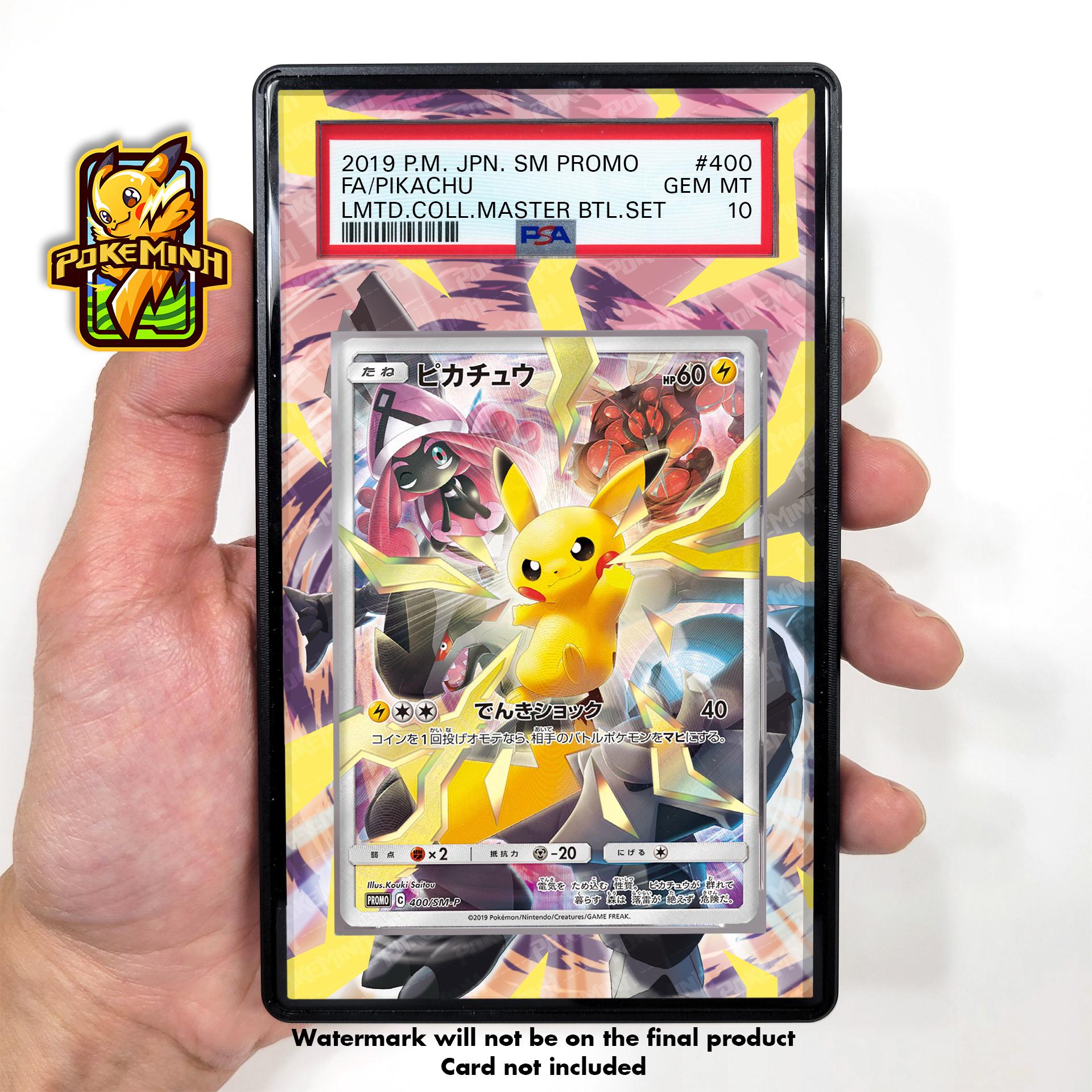 Pikachu 400 SM-P Custom Pokemon Graded Display Case - Etsy