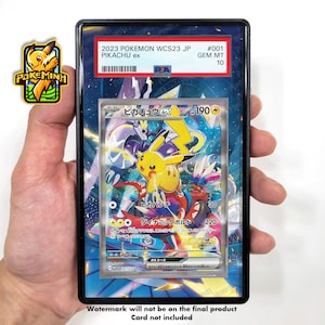 Pikachu Cup 2023 Yokohama Deck Promo Custom Pokemon Graded Vitrine