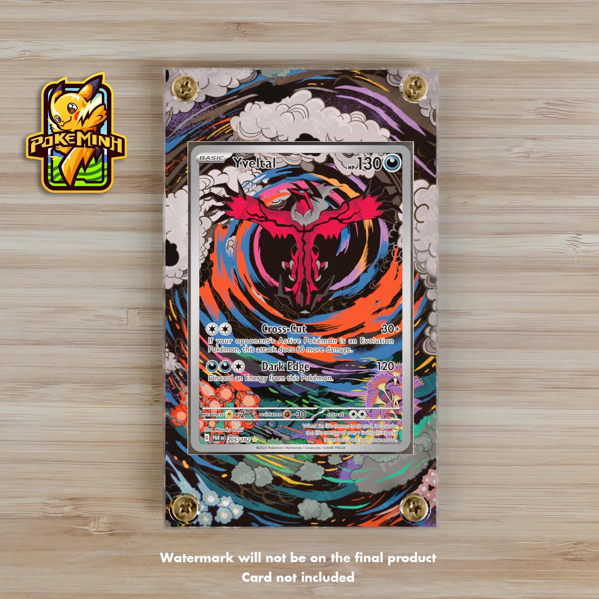 joann pokemon cards Yveltal AR Custom Pokemon Display Case